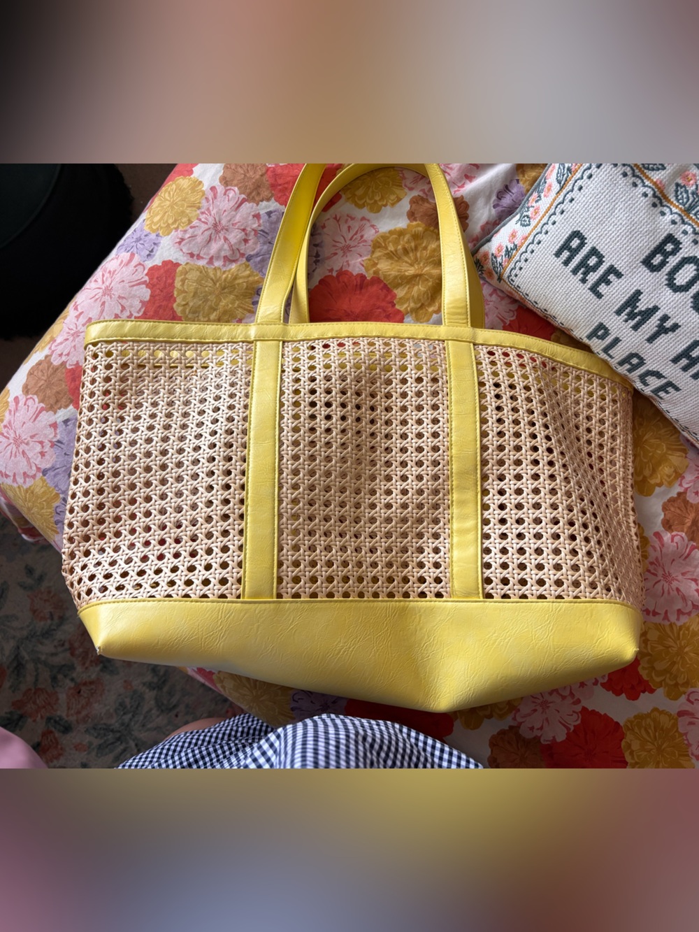 Target rattan tote